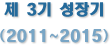 제 3기 성장기 (2011~2015)